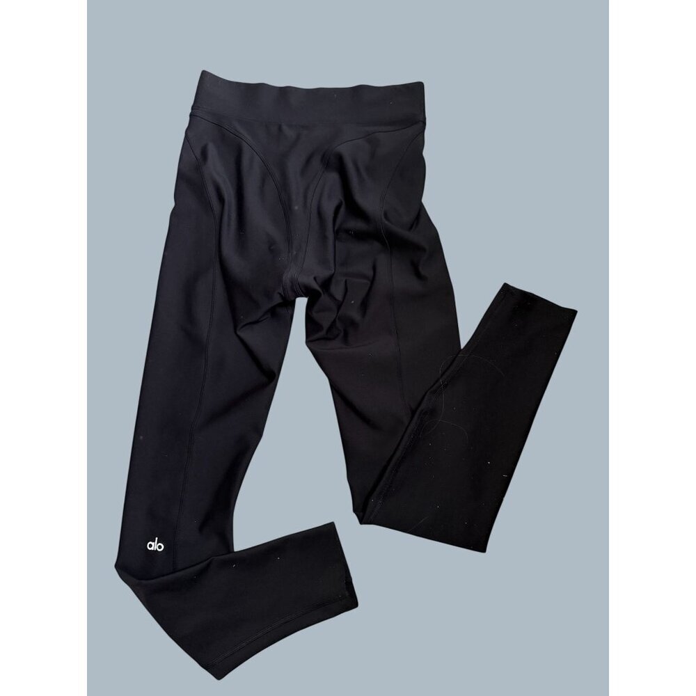 Alo High-Waisted Black Leggings Womens S Stretchy Yoga Pants